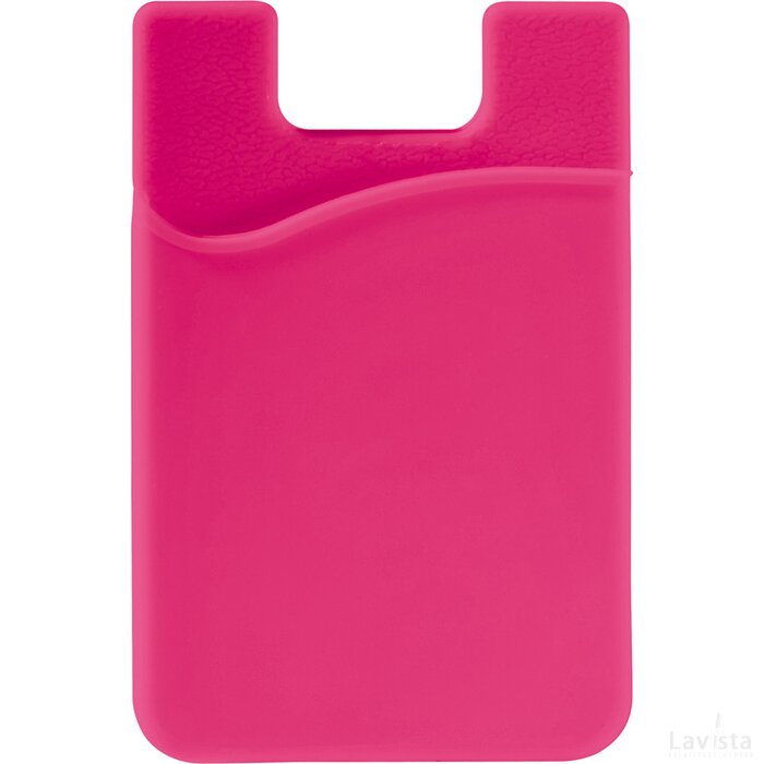 Kaarthouder smartphone roze
