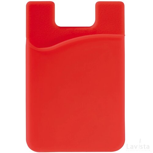 Goedkope opplakbare pasjeshouder Rood