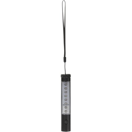 Aluminium zaklamp met magneet Zwart