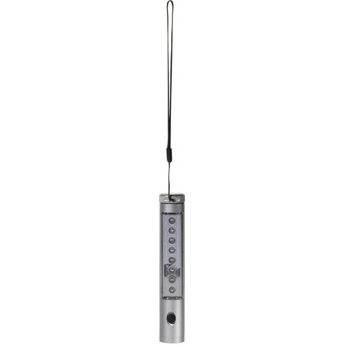 Aluminium zaklamp met magneet Zilver
