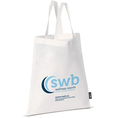 Witte non-woven boodschappentas 75g/m²
