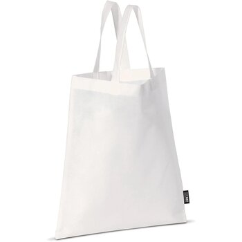 Draagtas non-woven wit 75g/m² wit