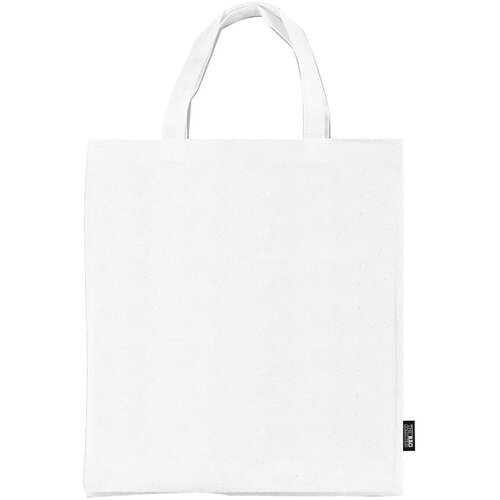 Draagtas non-woven wit 75g/m² wit