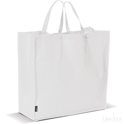 Draagtas non woven 75g/m² wit