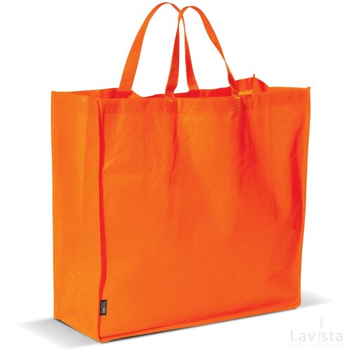 Draagtas non woven 75g/m² oranje