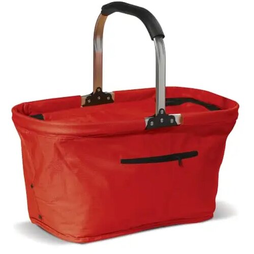Picknickmand opvouwbaar 2-in-1 koeltas 600D rood