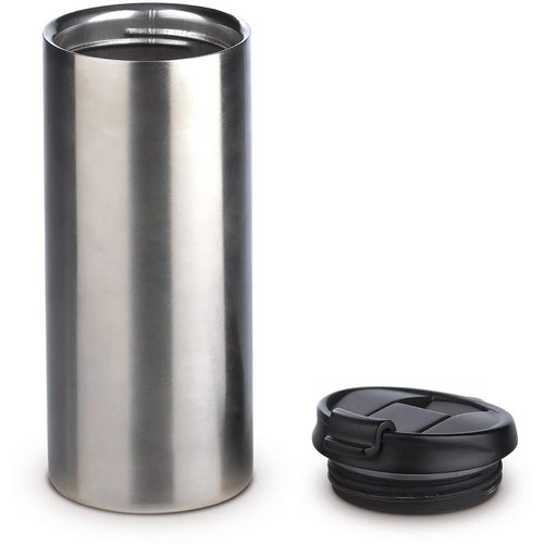 Dubbelwandige thermosbeker (350 ml) Zilver
