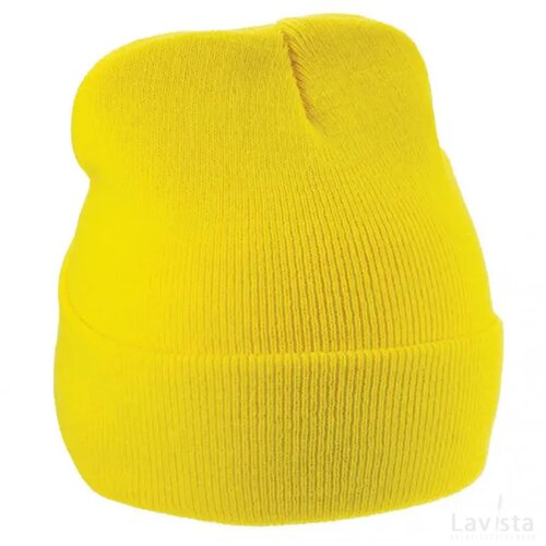 Gebreide Muts Geel