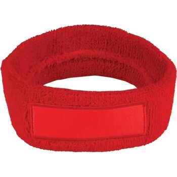 Hoofd Zweetband met label bedrukken