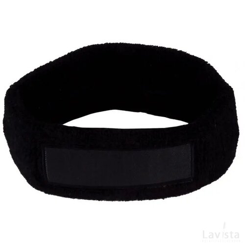 Hoofdband 18cm Met Label 9*3 Cm Zwart