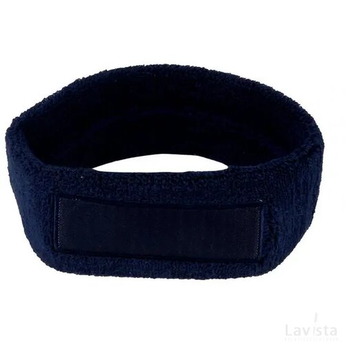 Hoofdband 18cm Met Label 9*3 Cm Navy
