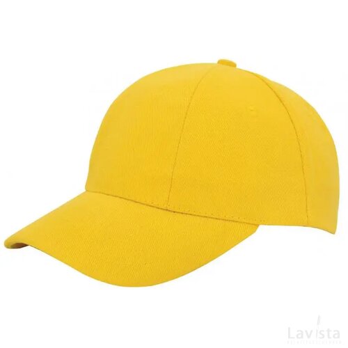 Turned Brushed Cap Geel