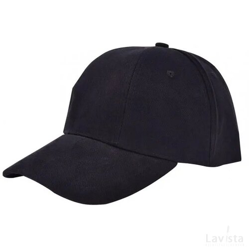 Turned Brushed Cap Zwart
