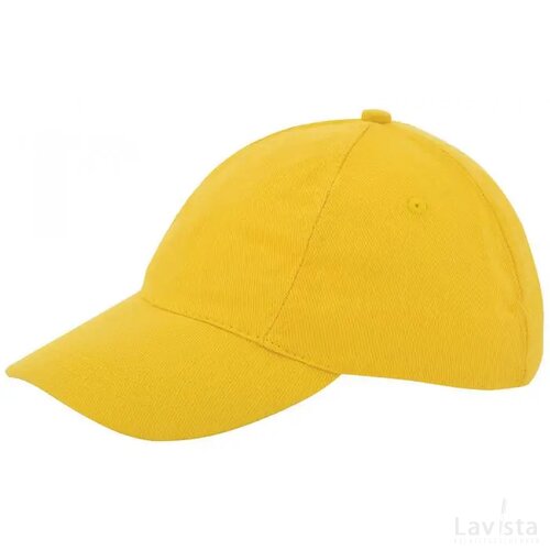 Kinder Brushed Promo Cap Geel
