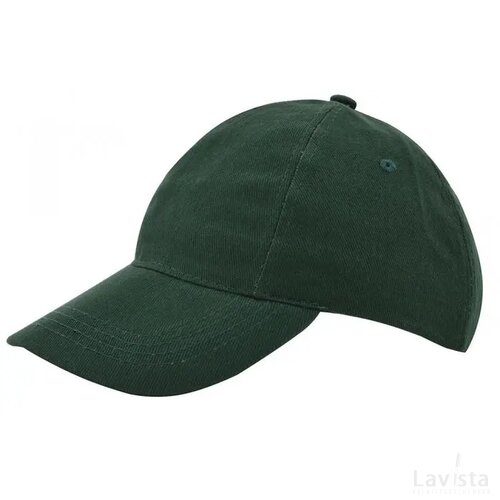 Kinder Brushed Promo Cap Flessengroen