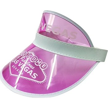 Zonneklep Met Pvc Scherm Roze