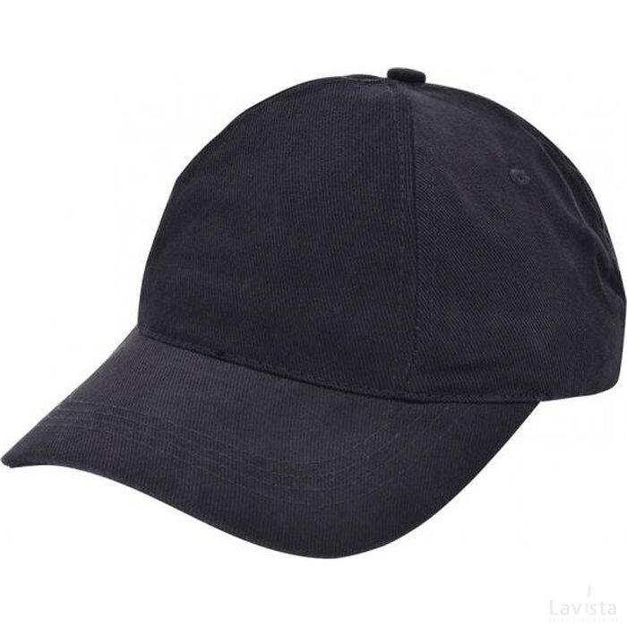 Brushed Promo Cap Zwart