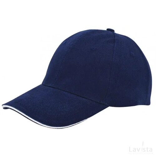 Brushed Twill Cap Marineblauw