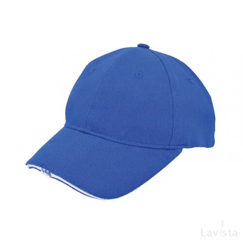 Heavy Brushed Cap Met Ledverlichting Kobalt