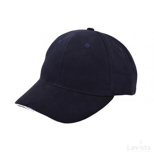 Heavy Brushed Cap Met Ledverlichting Navy