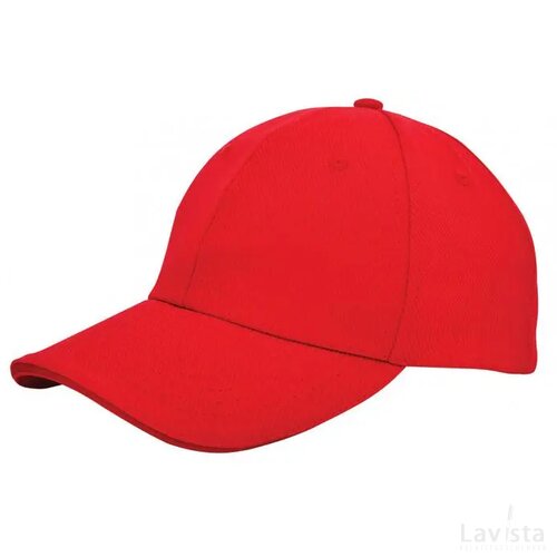 Canvas Sandwich Cap Rood