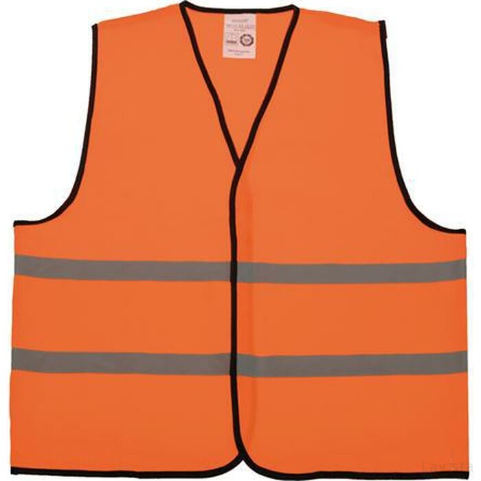 Kinder Veiligheidsvest Polyester Oranje Bulk